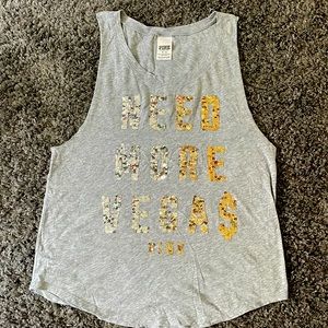 PINK Vegas Sequin Tank